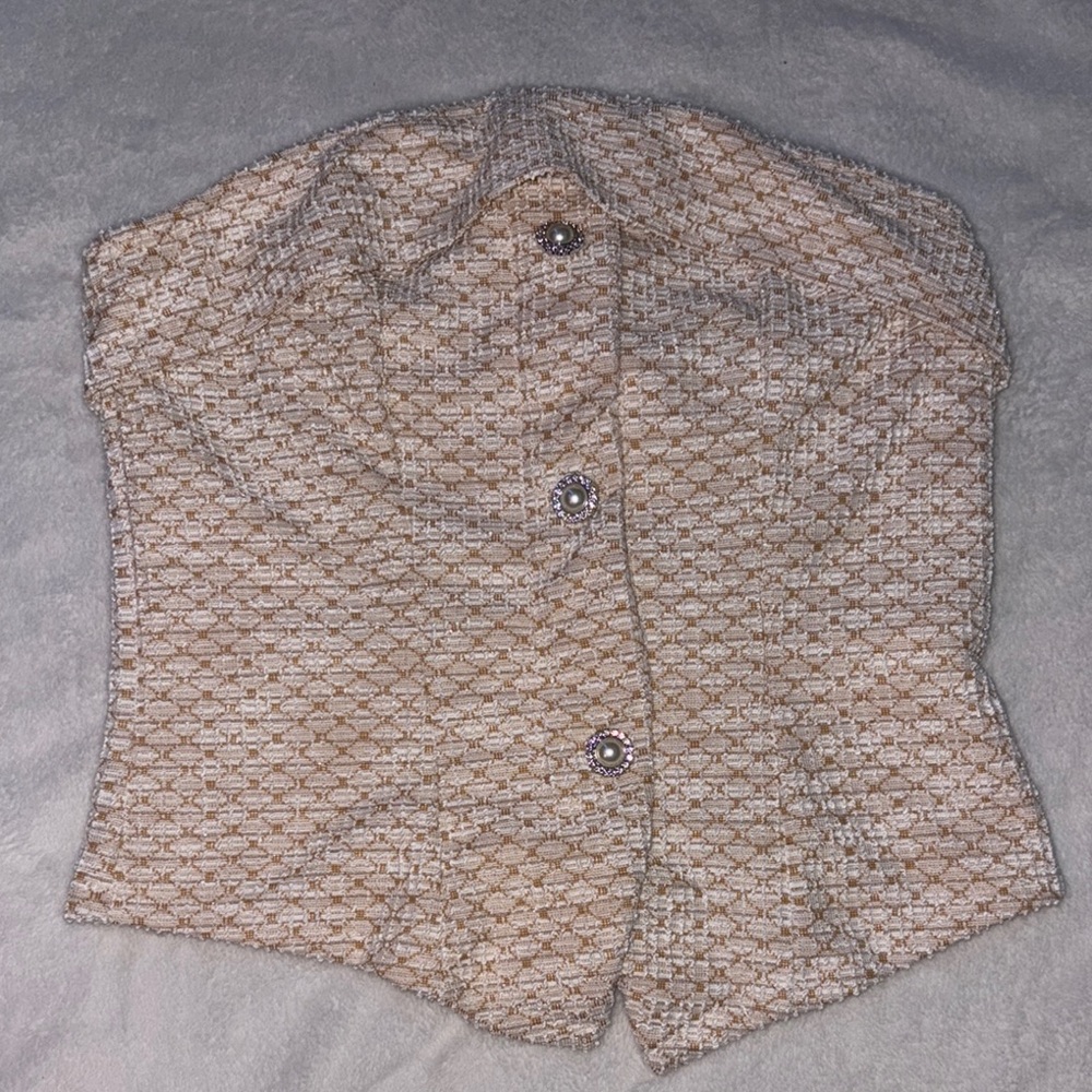 Women's Textured Cropped Tube Top